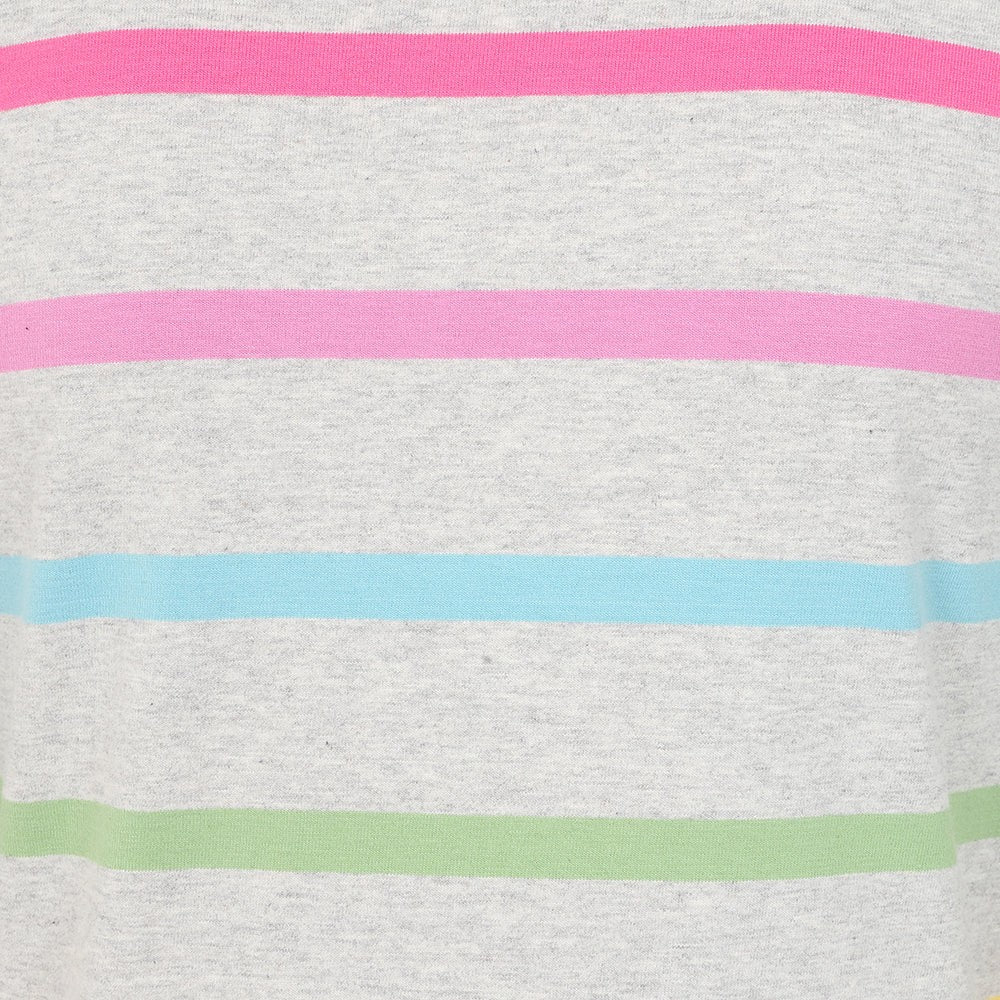 Multicoloured - Lifestyle - Lazy Jacks Womens-Ladies Stripe Long-Sleeved T-Shirt