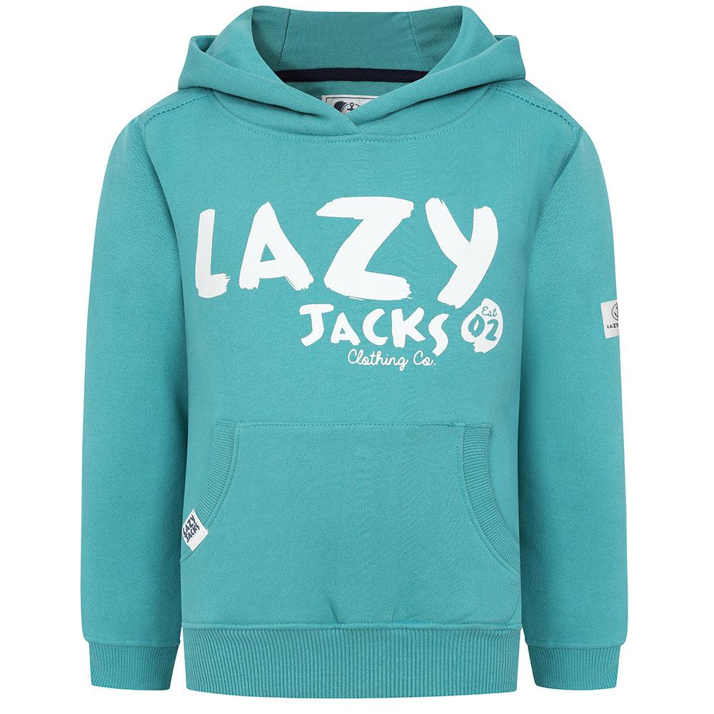 Jade - Front - Lazy Jacks Childrens-Kids Established Hoodie
