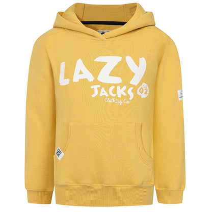 Lemon - Front - Lazy Jacks Childrens-Kids Established Hoodie