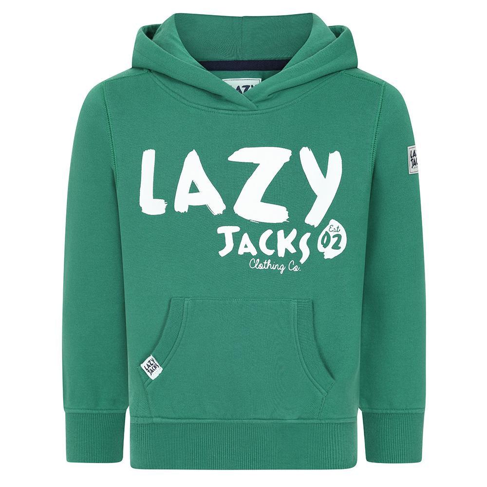 Fern - Front - Lazy Jacks Childrens-Kids Established Hoodie