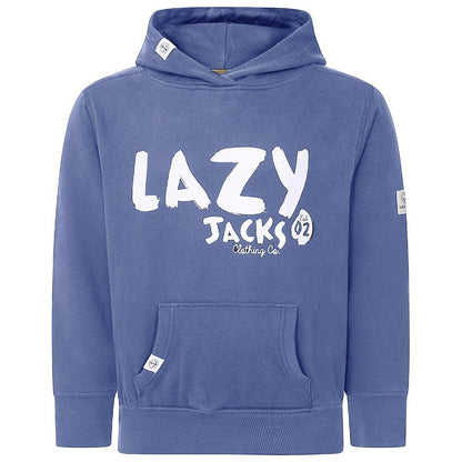 Denim - Front - Lazy Jacks Childrens-Kids Established Hoodie