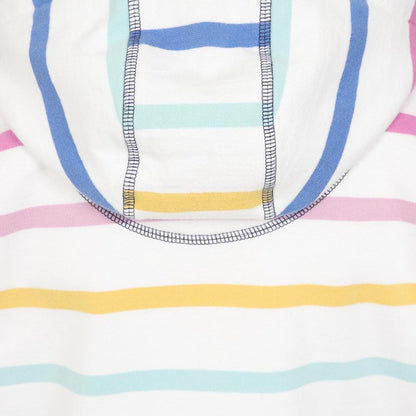 Pastel - Lifestyle - Lazy Jacks Girls Pastel Stripes Drawstring Hoodie