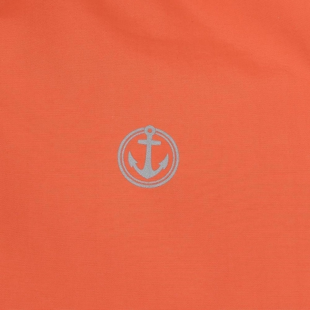 Orange - Side - Lazy Jacks Mens Nylon Waterproof Jacket