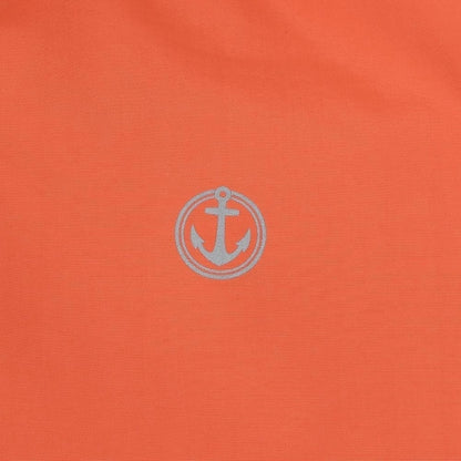 Orange - Side - Lazy Jacks Mens Nylon Waterproof Jacket