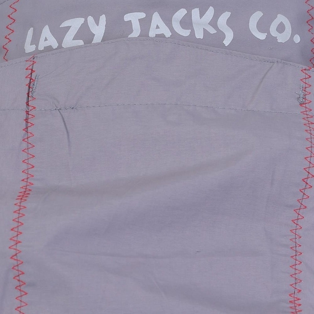 Steel - Lifestyle - Lazy Jacks Mens Nylon Waterproof Jacket