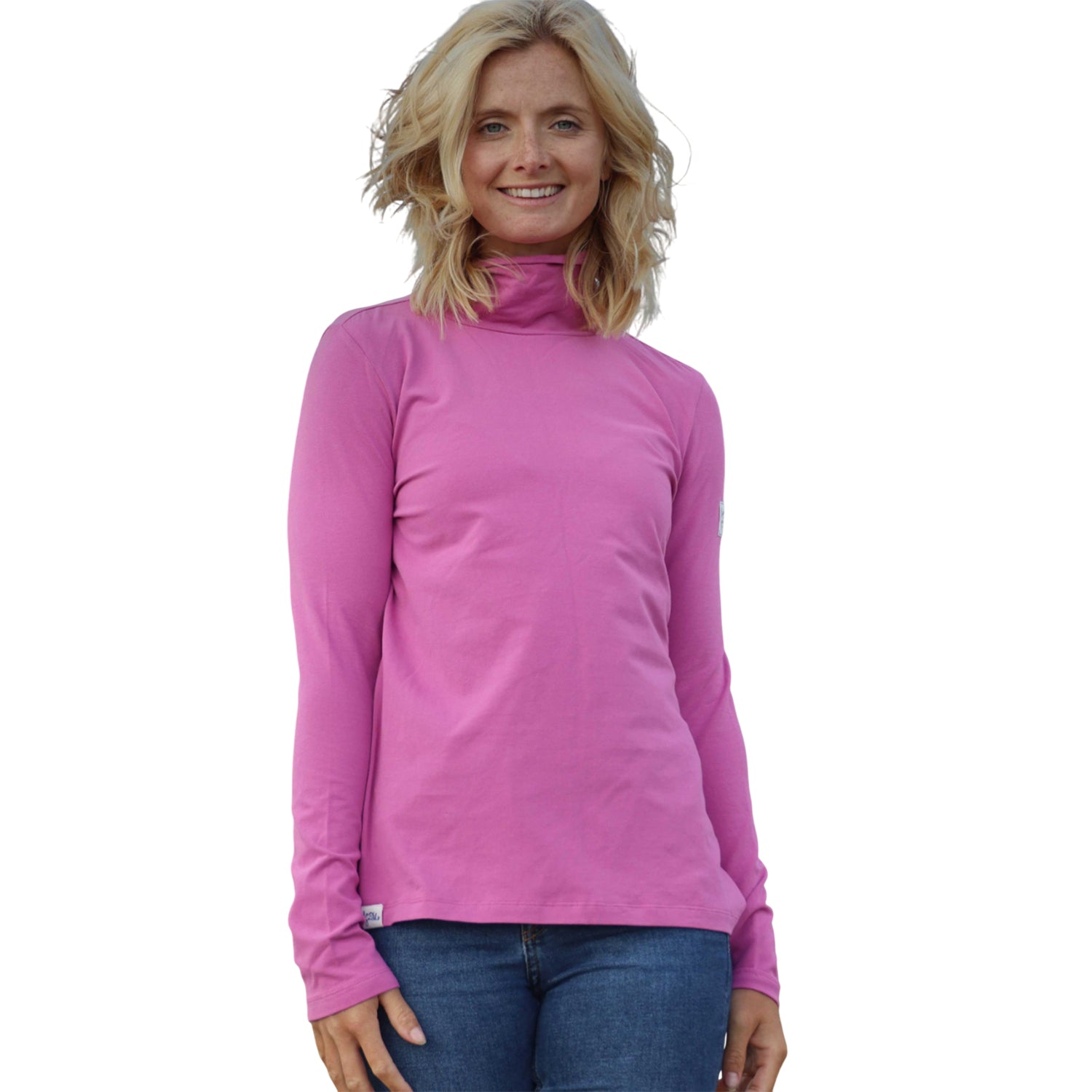 Raspberry - Lifestyle - Lazy Jacks Womens-Ladies Twilight Long-Sleeved Fleece Top