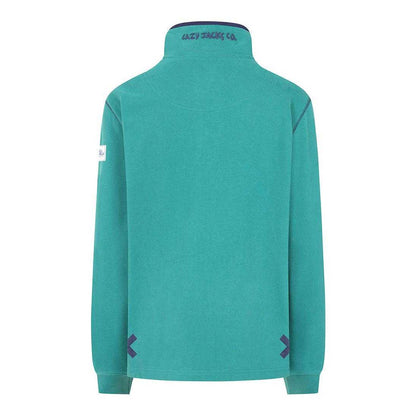 Emerald - Back - Lazy Jacks Womens-Ladies Quarter Zip Sweatshirt