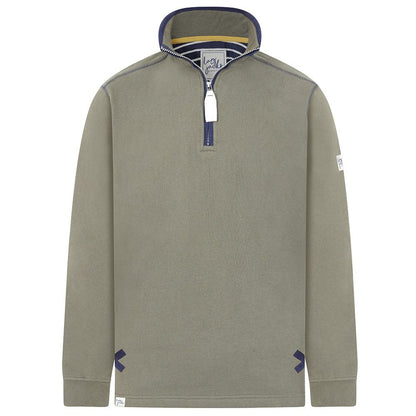 Khaki - Front - Lazy Jacks Womens-Ladies Drawstring Sweatshirt