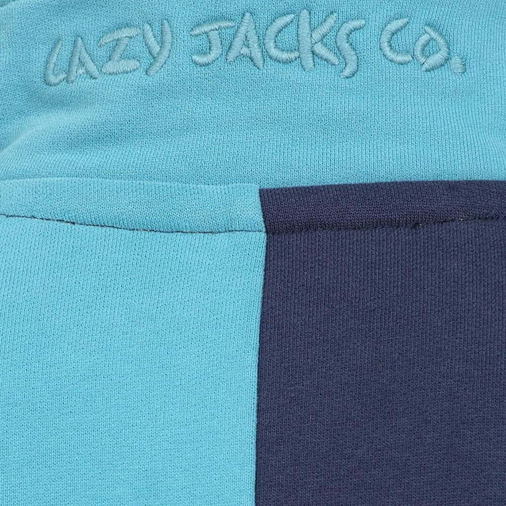Storm-Marine - Side - Lazy Jacks Mens Quarter Zip Sweatshirt