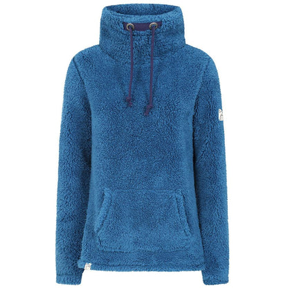 Teal - Front - Lazy Jacks Womens-Ladies Roll Neck Sweatshirt