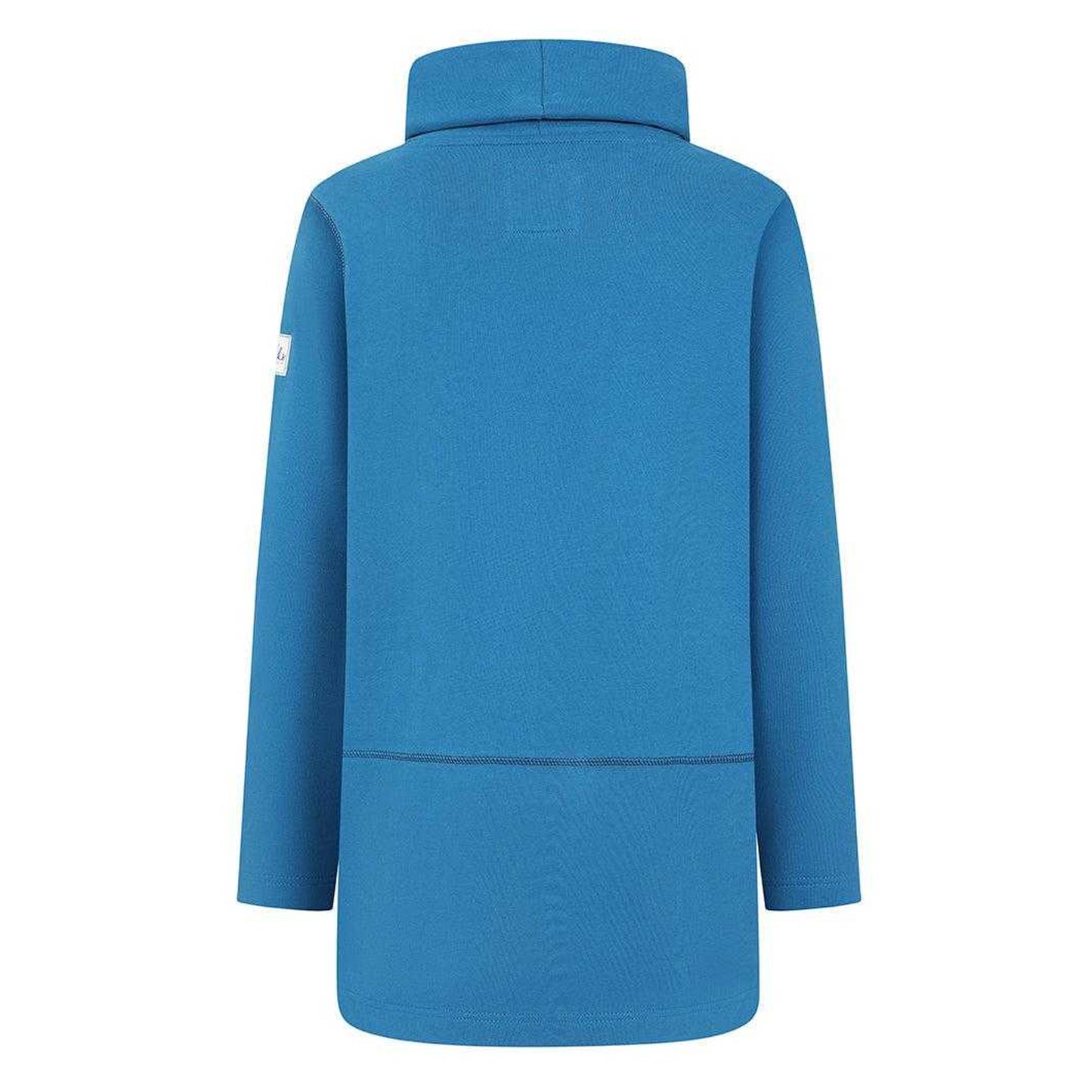 Teal - Back - Lazy Jacks Womens-Ladies Drawstring Sweatshirt