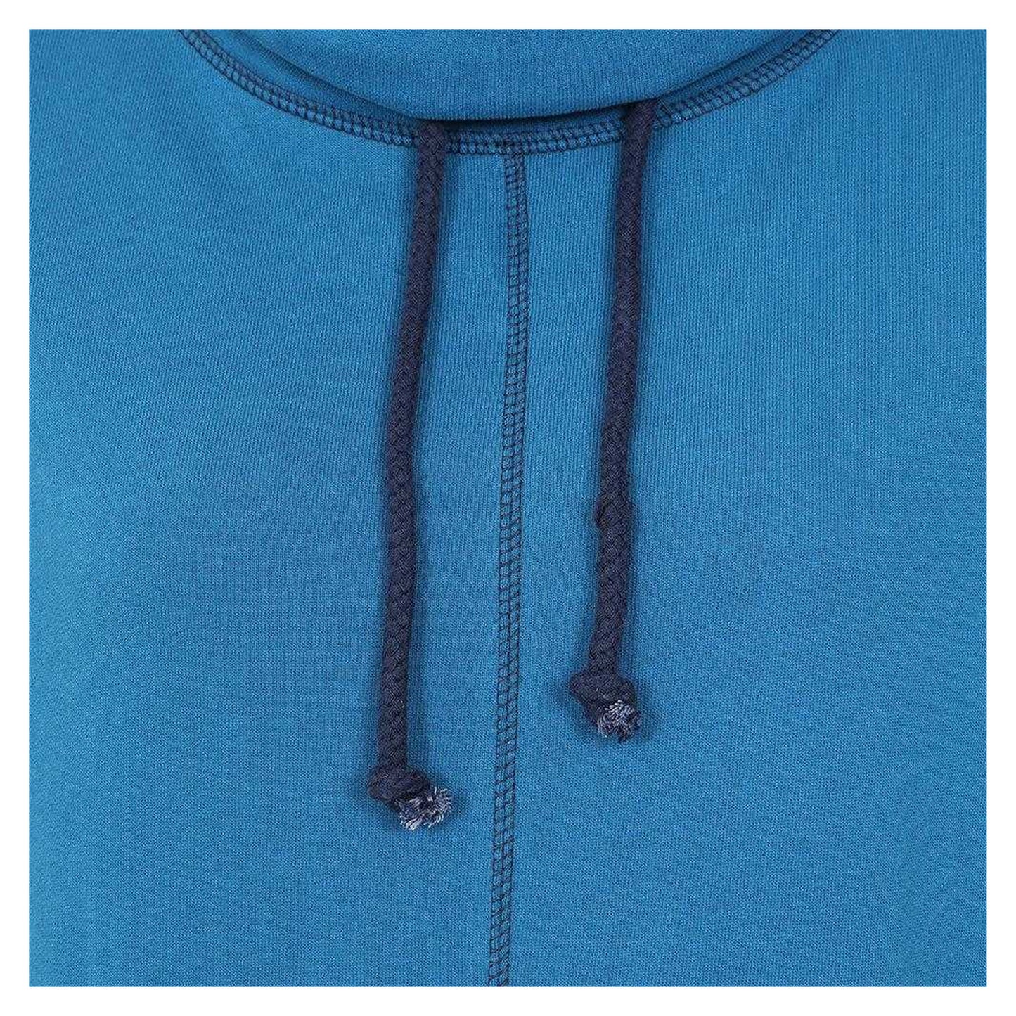 Teal - Side - Lazy Jacks Womens-Ladies Drawstring Sweatshirt