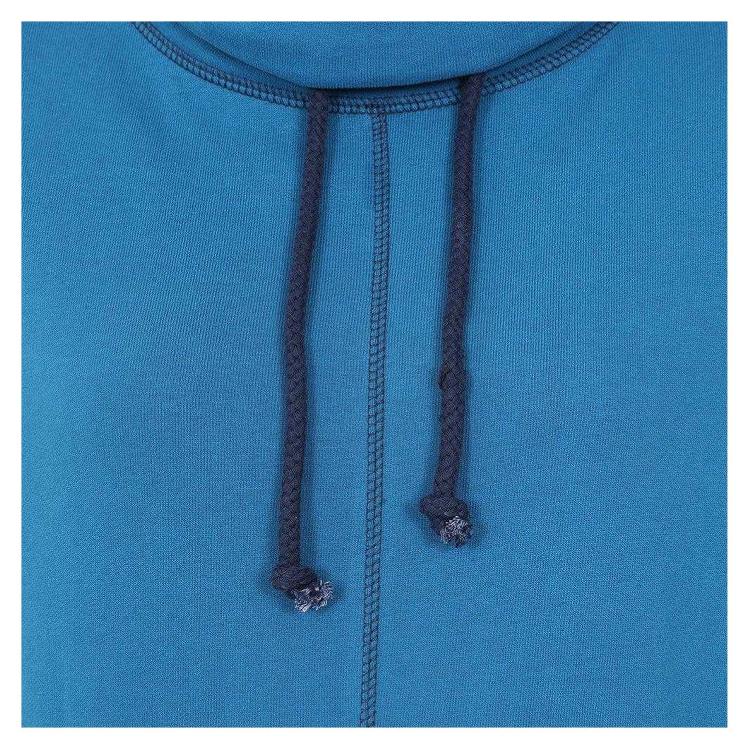Teal - Side - Lazy Jacks Womens-Ladies Drawstring Sweatshirt
