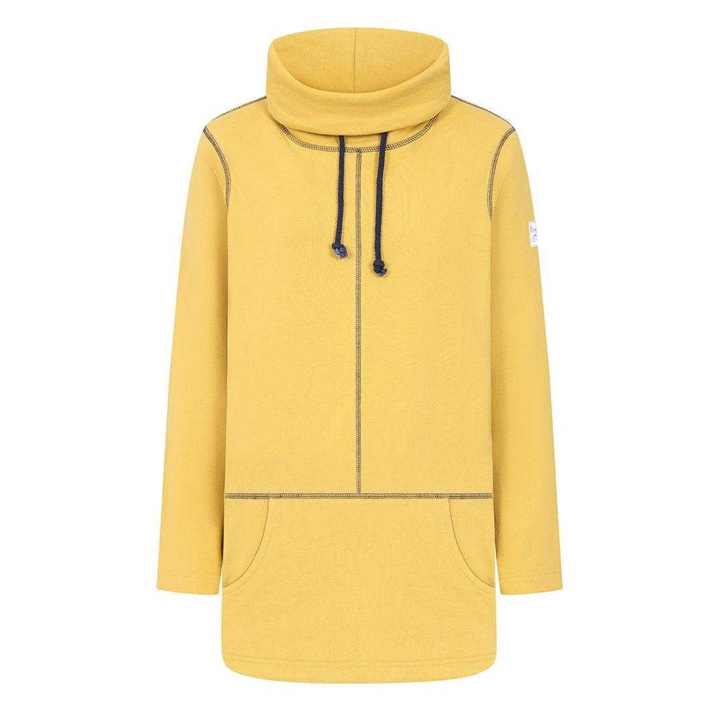 Heather - Front - Lazy Jacks Womens-Ladies Drawstring Sweatshirt