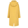 Yellow - Back - Lazy Jacks Womens-Ladies Long Length Snug Fit Waterproof Jacket