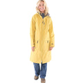 Yellow - Pack Shot - Lazy Jacks Womens-Ladies Long Length Snug Fit Waterproof Jacket