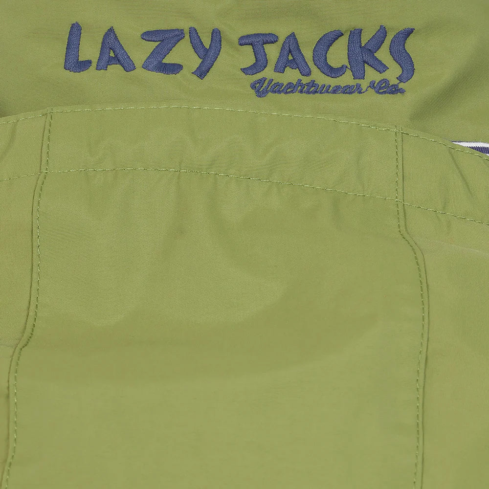 Green - Lifestyle - Lazy Jacks Womens-Ladies Long Length Snug Fit Waterproof Jacket