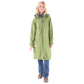 Green - Pack Shot - Lazy Jacks Womens-Ladies Long Length Snug Fit Waterproof Jacket