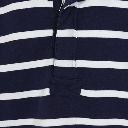 Marine - Side - Lazy Jacks Unisex Adult Striped Sweatshirt