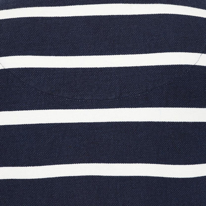 Twilight - Side - Lazy Jacks Womens-Ladies Contrast Striped Pique Button Neck Sweatshirt