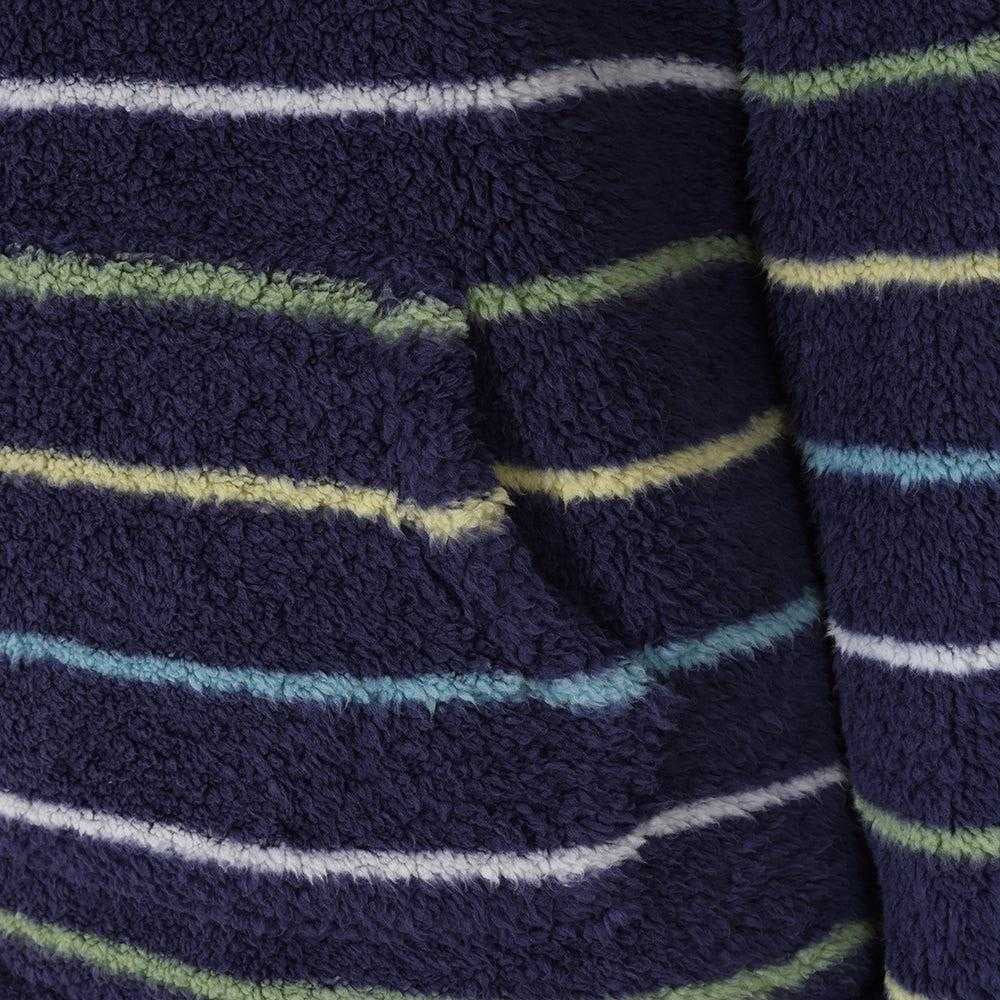 Winter Green - Lifestyle - Lazy Jacks Womens-Ladies Striped Roll Neck Sweatshirt
