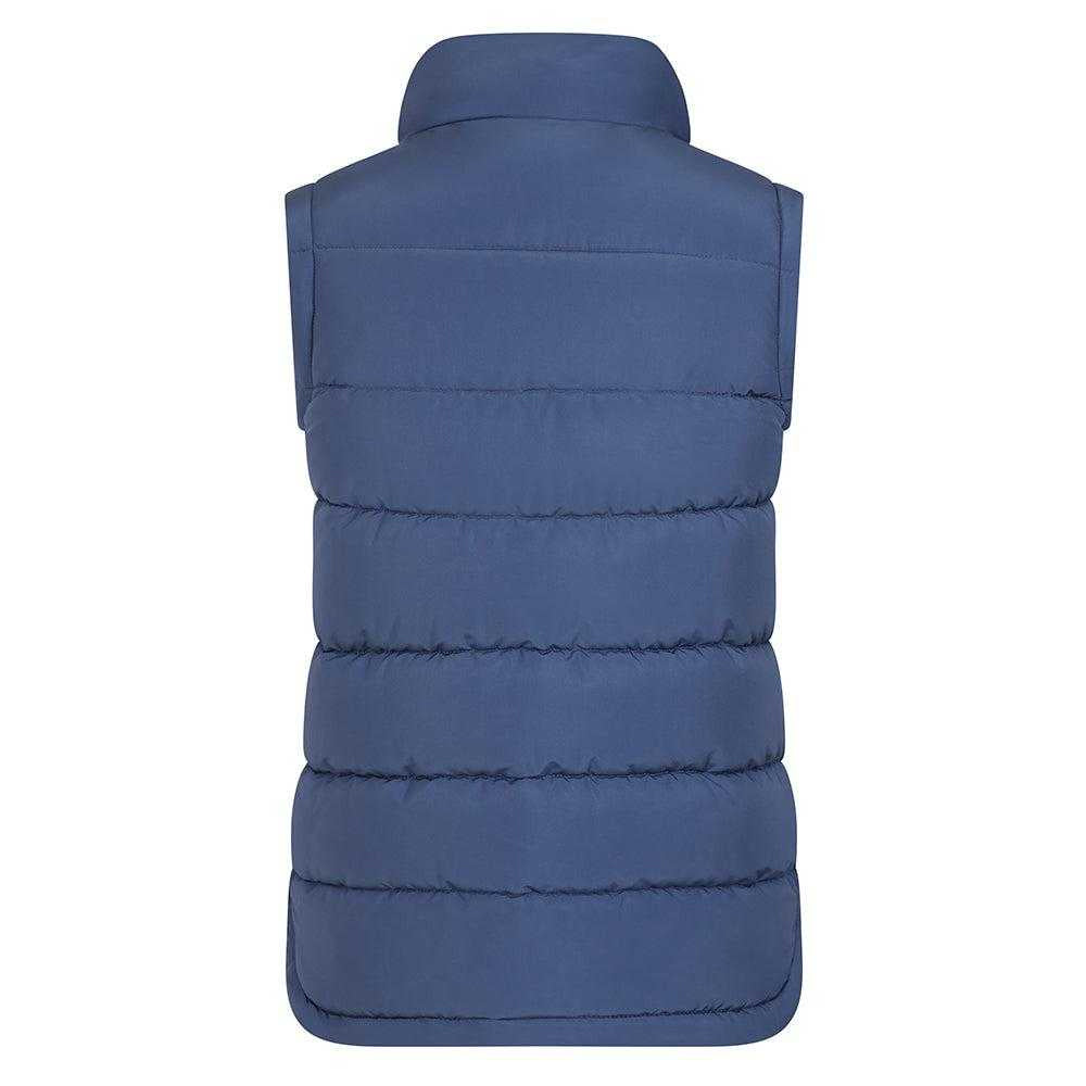 Marine - Back - Lazy Jacks Womens-Ladies Padded Gilet