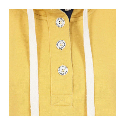 Lemon - Lifestyle - Lazy Jacks Womens-Ladies Pique Button Neck Sweatshirt