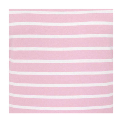 Pink - Side - Lazy Jacks Womens-Ladies Breton Long-Sleeved Top