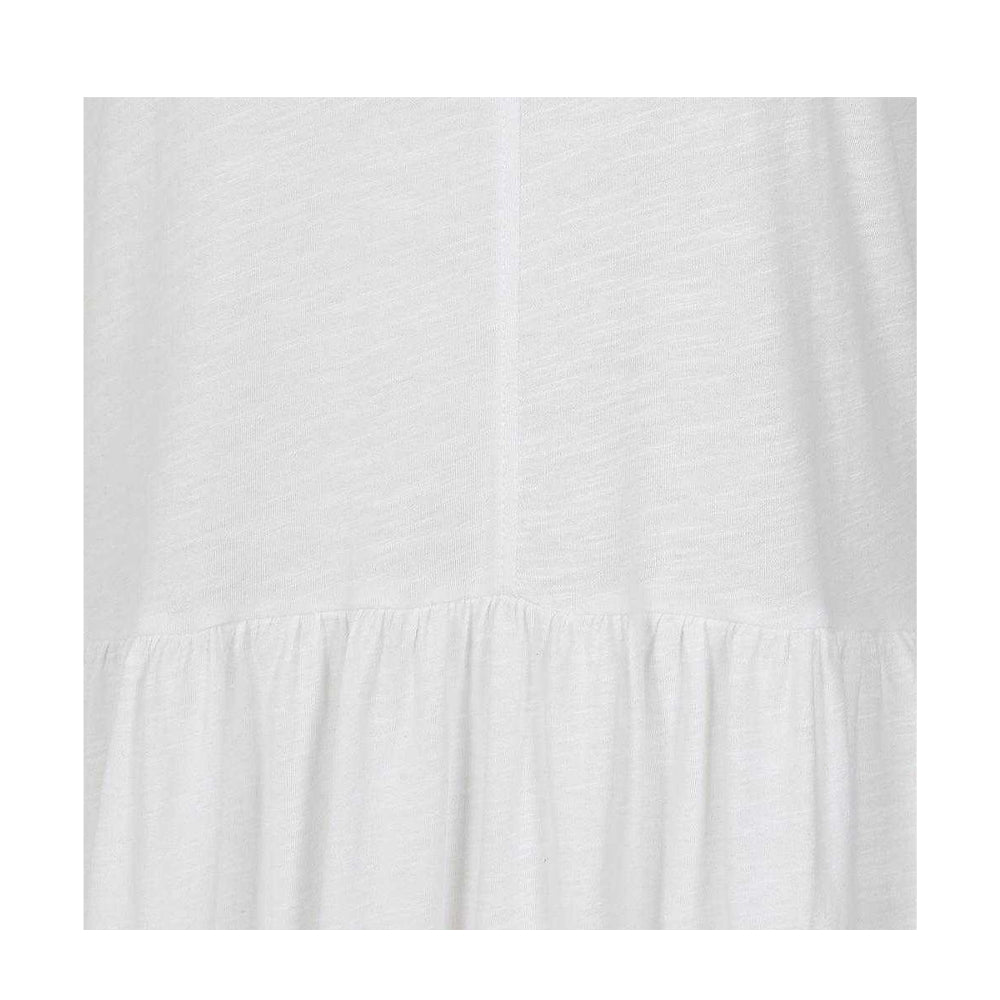 White - Side - Lazy Jacks Womens-Ladies Long Gathered Dress