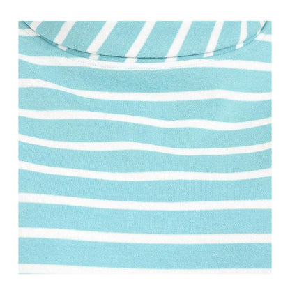 Ocean - Lifestyle - Lazy Jacks Womens-Ladies Striped Roll Neck Sweatshirt