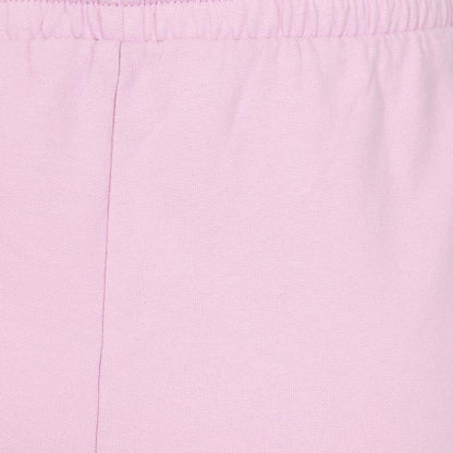Pink - Close up - Lazy Jacks Womens-Ladies Sweat Shorts