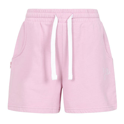Pink - Front - Lazy Jacks Womens-Ladies Sweat Shorts