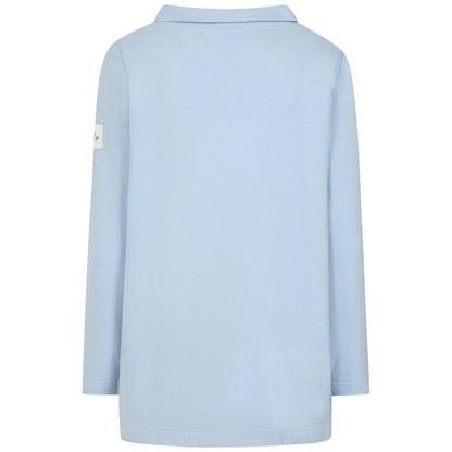 Sky - Side - Lazy Jacks Womens-Ladies Plain Roll Neck Sweatshirt