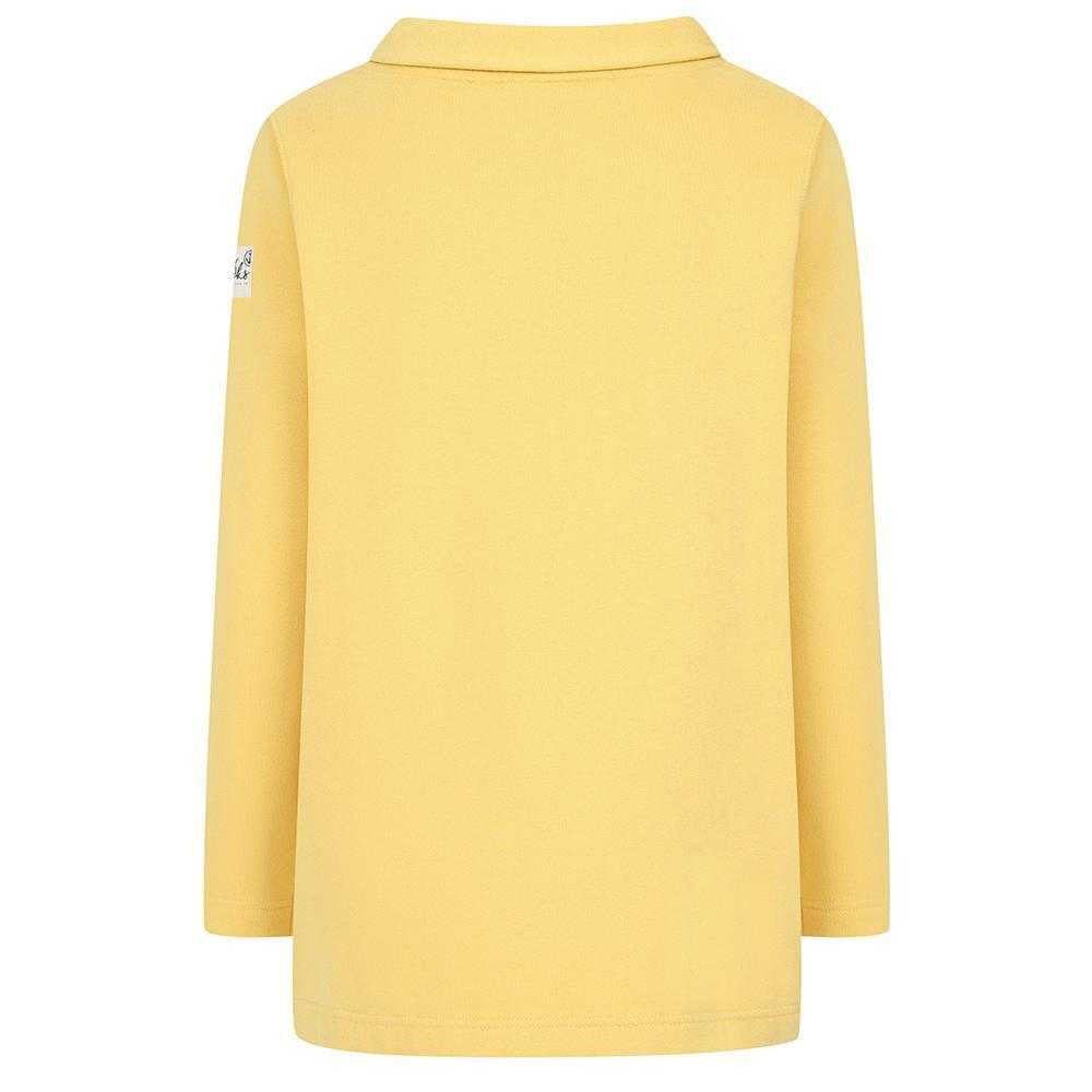 Lemon - Back - Lazy Jacks Womens-Ladies Plain Roll Neck Sweatshirt