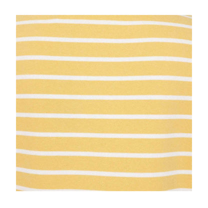 Lemon - Side - Lazy Jacks Womens-Ladies Striped Roll Neck Sweatshirt