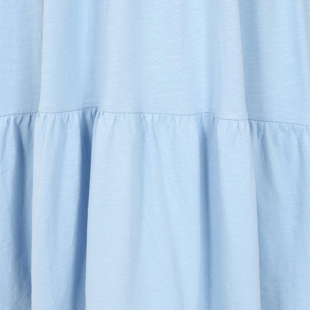 Sky - Side - Lazy Jacks Womens-Ladies Tiered Dress
