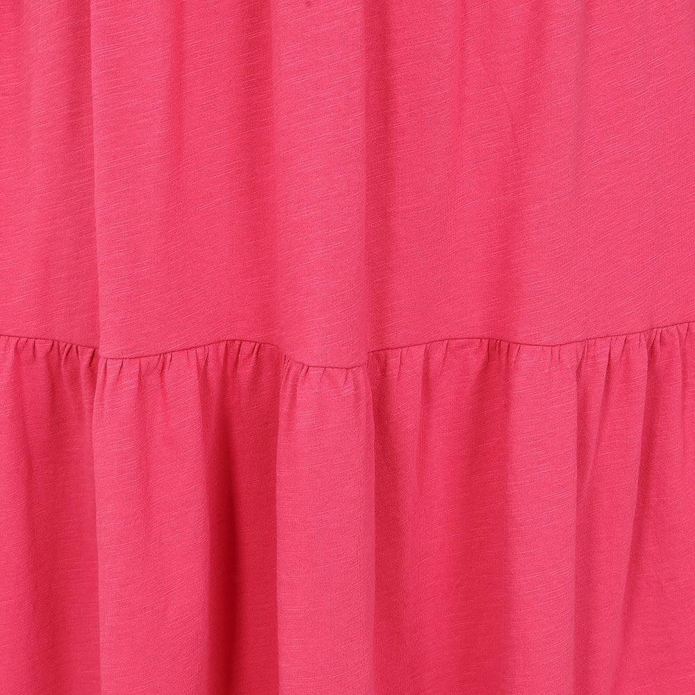 Cherry - Side - Lazy Jacks Womens-Ladies Tiered Dress