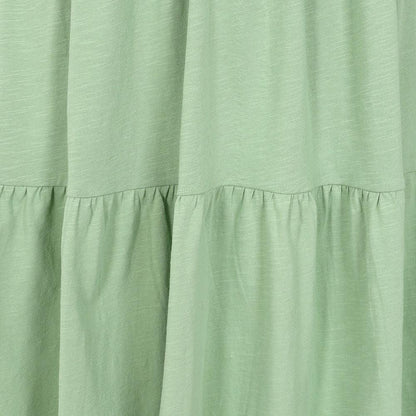 Grass Green - Side - Lazy Jacks Womens-Ladies Tiered Dress