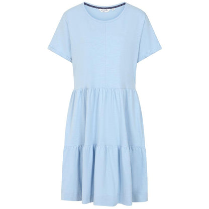 Sky - Front - Lazy Jacks Womens-Ladies Tiered Dress
