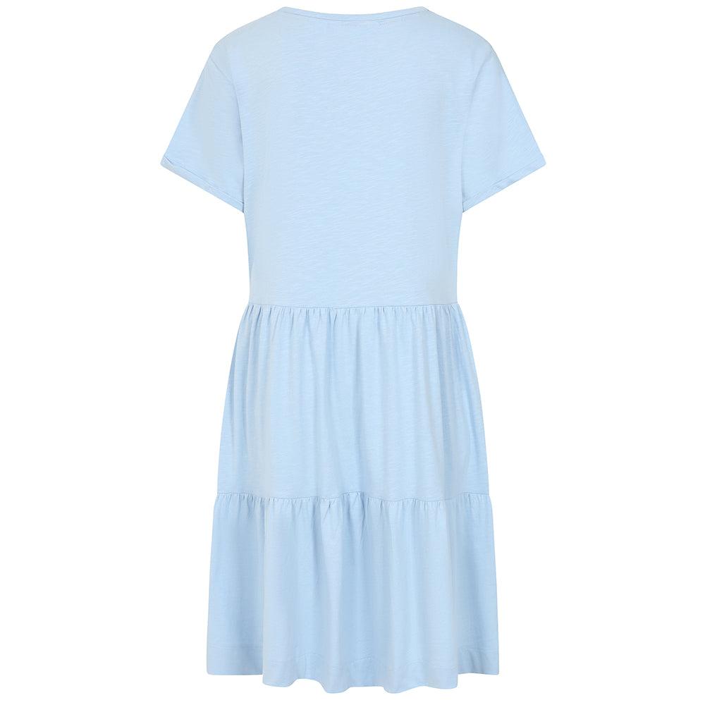 Sky - Back - Lazy Jacks Womens-Ladies Tiered Dress