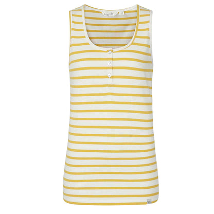 Gorse - Front - Lazy Jacks Womens-Ladies Stripe Cotton Camisole