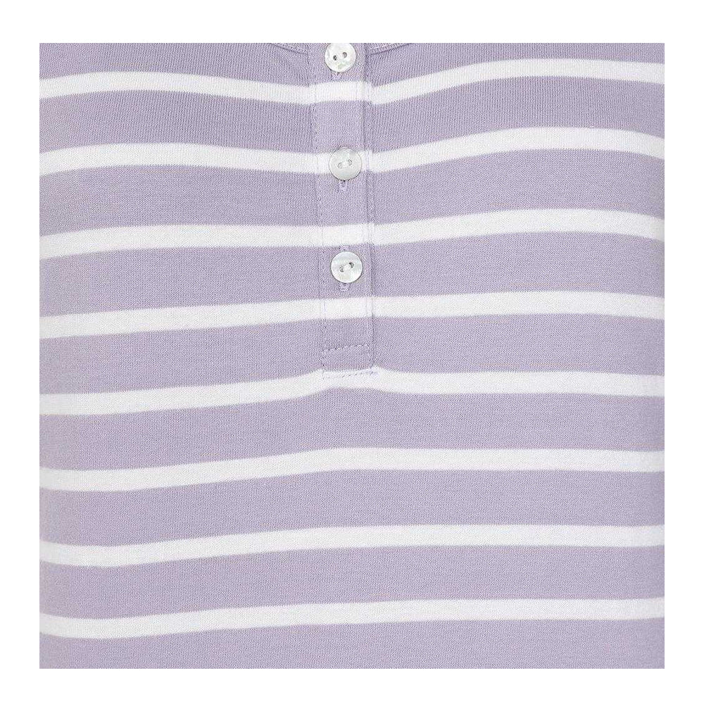 Lilac - Side - Lazy Jacks Womens-Ladies Stripe Cotton Camisole