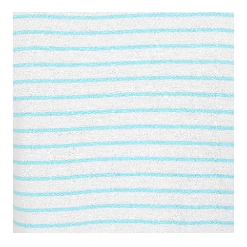Spearmint - Lifestyle - Lazy Jacks Womens-Ladies Striped Roll Sleeve T-Shirt