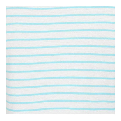 Spearmint - Lifestyle - Lazy Jacks Womens-Ladies Striped Roll Sleeve T-Shirt