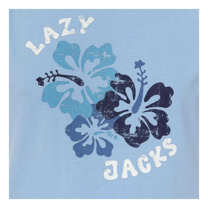 Sky - Side - Lazy Jacks Girls Flowers T-Shirt