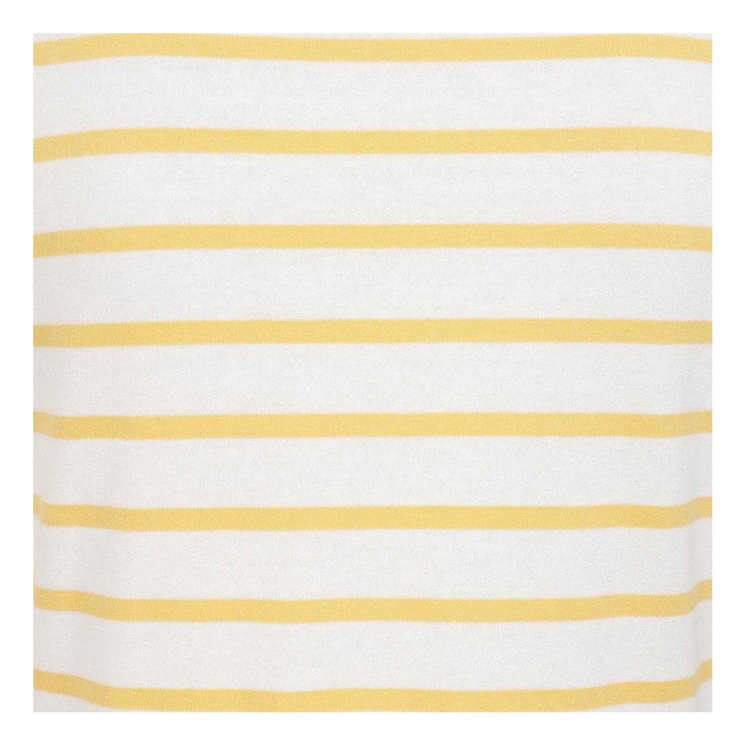 Lemon - Side - Lazy Jacks Womens-Ladies Breton Contrast Striped Long-Sleeved T-Shirt