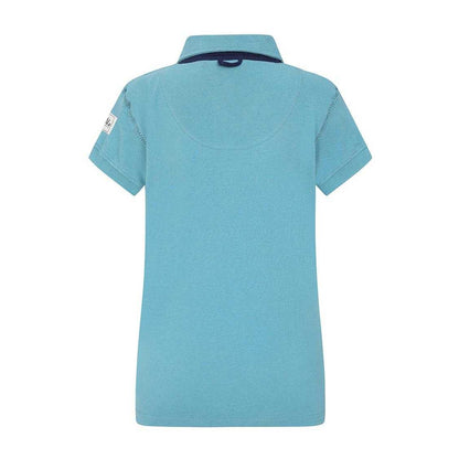 Spearmint - Back - Lazy Jacks Womens-Ladies Contrast Detail Polo Shirt