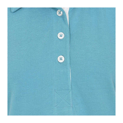 Spearmint - Side - Lazy Jacks Womens-Ladies Contrast Detail Polo Shirt