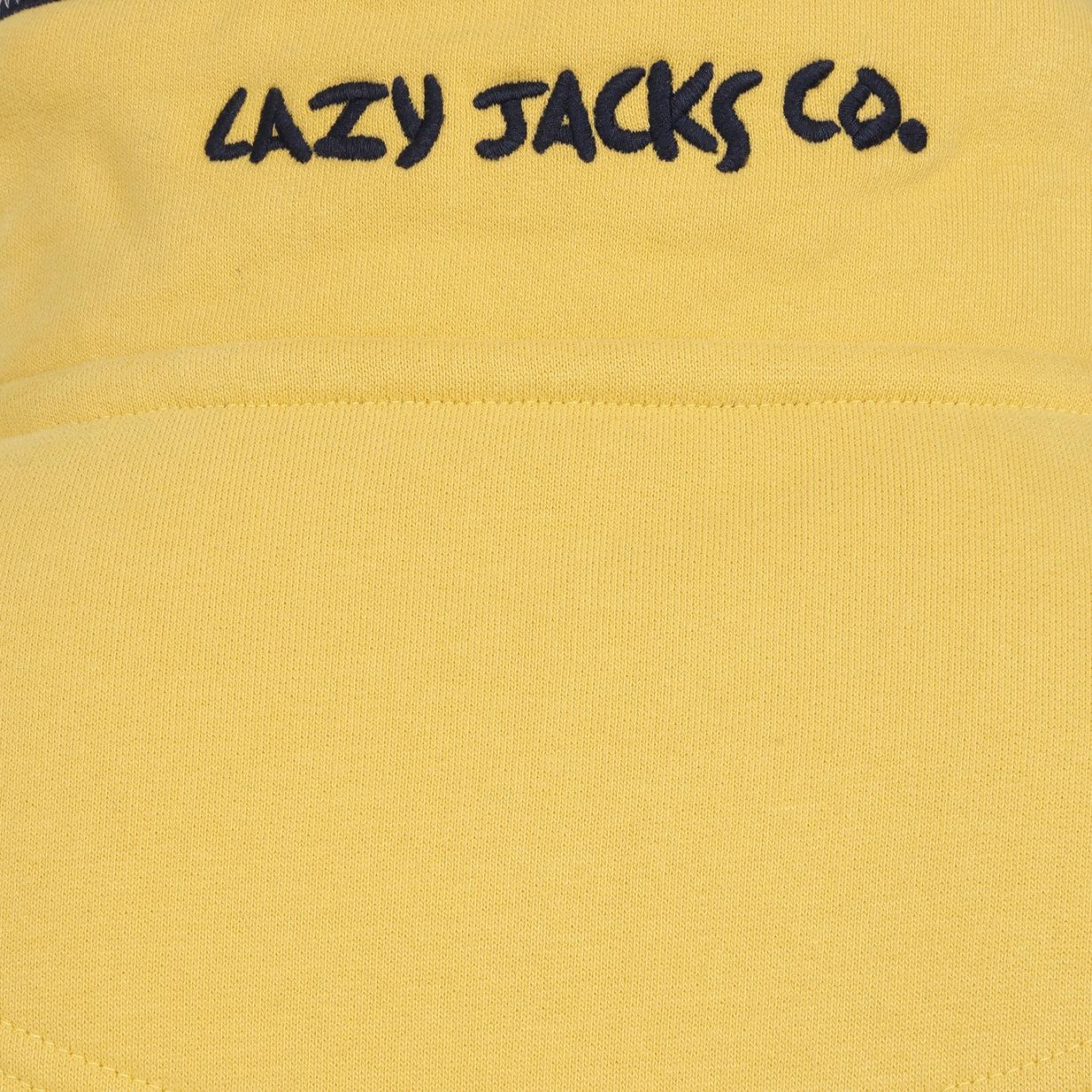 Lemon - Lifestyle - Lazy Jacks Mens Quarter Zip Sweatshirt