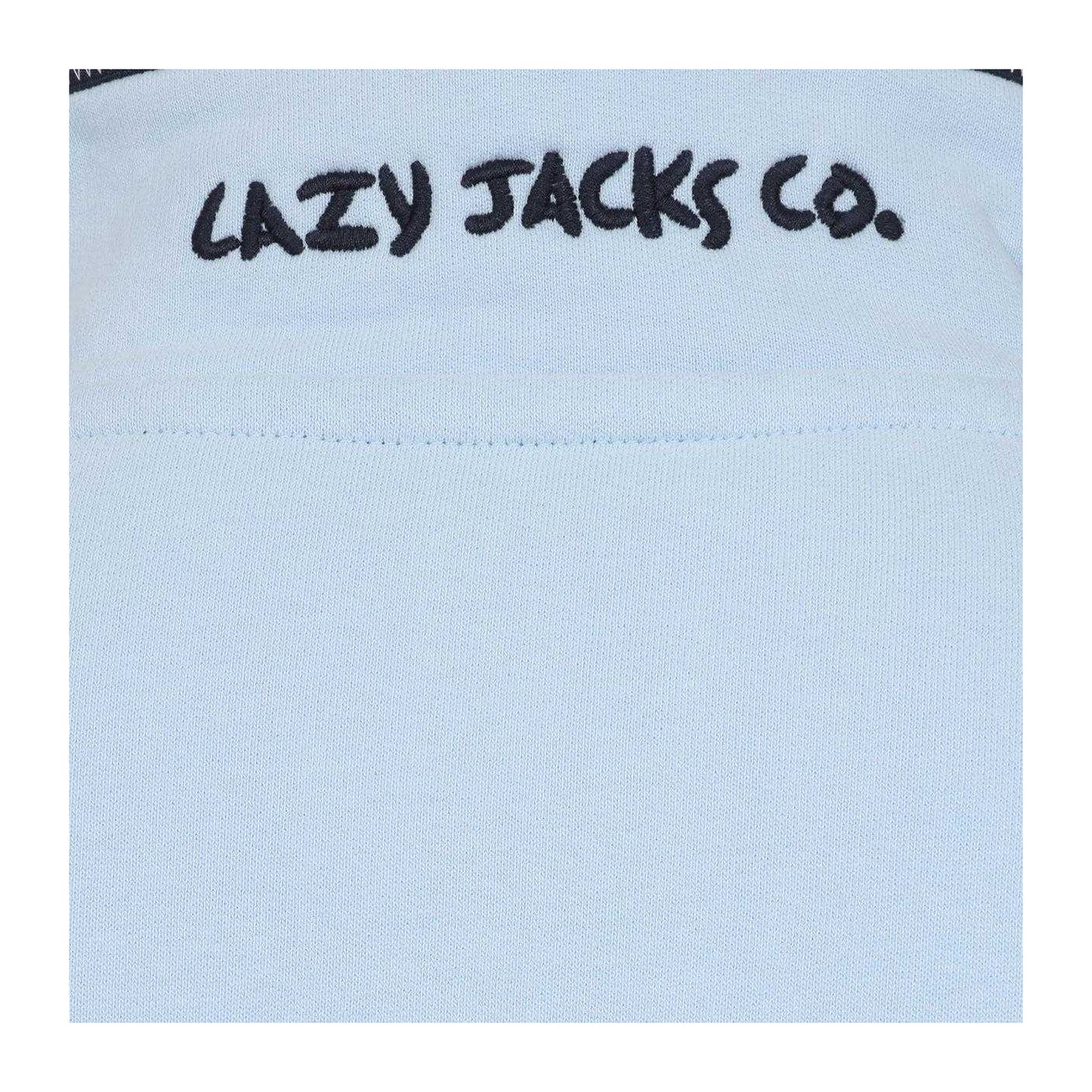 Sky - Side - Lazy Jacks Mens Quarter Zip Sweatshirt